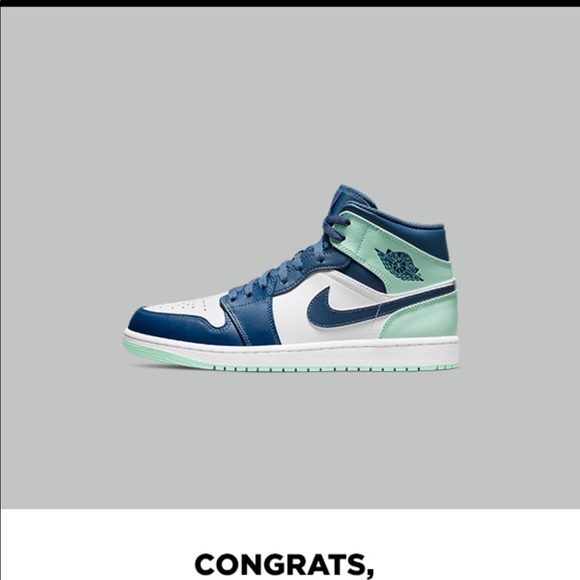Jordan 1 blue mint - Picture 2 of 8